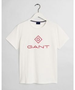 Gant Color Lock-Up T-shirt Eggshell