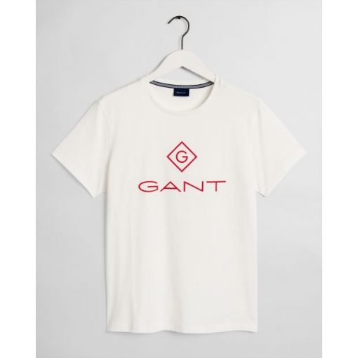 Gant Color Lock-Up T-shirt Eggshell