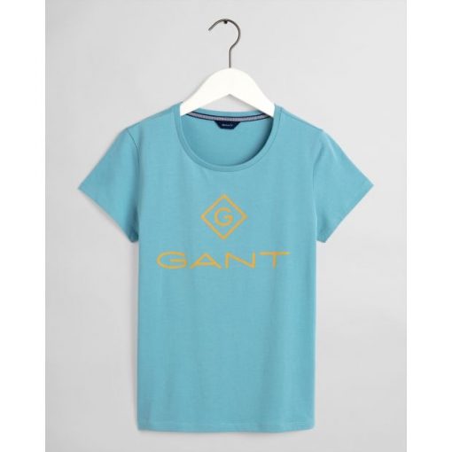 Gant Colour Lock-up T-shirt Seafoam Blue