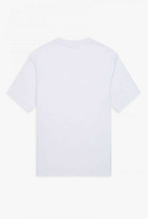 Fred Perry Abstract Print T-shirt White