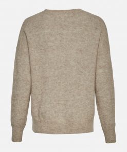 Moss Copenhagen Femme Mohair Pullover Oatmeal