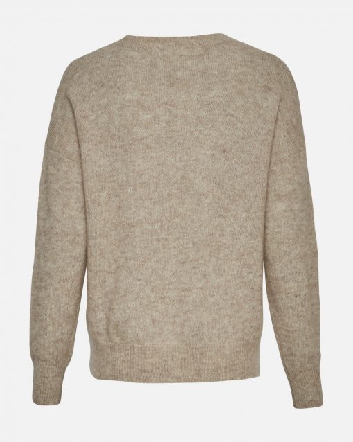 Moss Copenhagen Femme Mohair Pullover Oatmeal