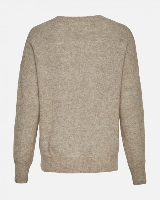 Moss Copenhagen Femme Mohair Pullover Oatmeal