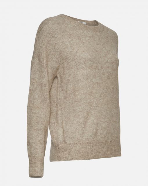 Moss Copenhagen Femme Mohair Pullover Oatmeal