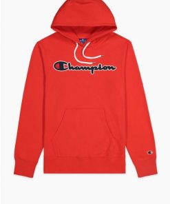 Champion Hooded Sweatshirt Red