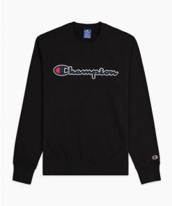 Champion Crewneck Sweatshirt Black