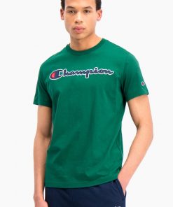 Champion Crewneck T-shirt Green