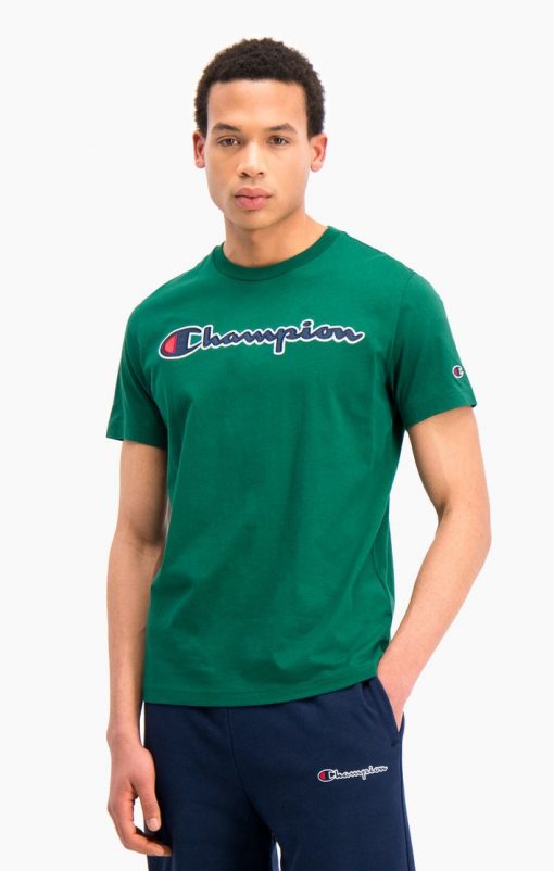 Champion Crewneck T-shirt Green