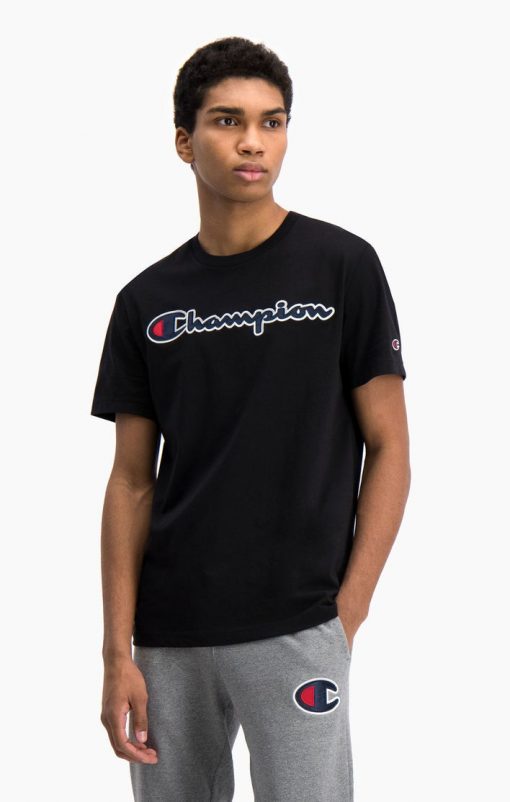 Champion Crewneck T-shirt Black