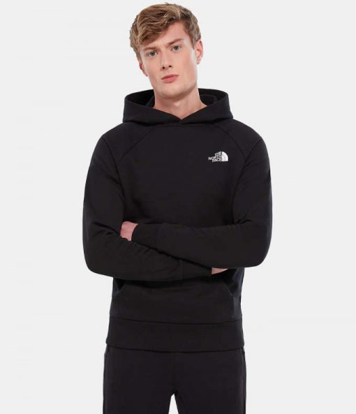 The North Face Raglan Red Box Hoodie Black