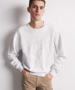 Tiger Jeans Zoab Emb Sweatshirt White Light