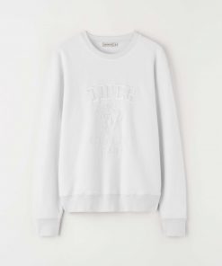 Tiger Jeans Zoab Emb Sweatshirt White Light