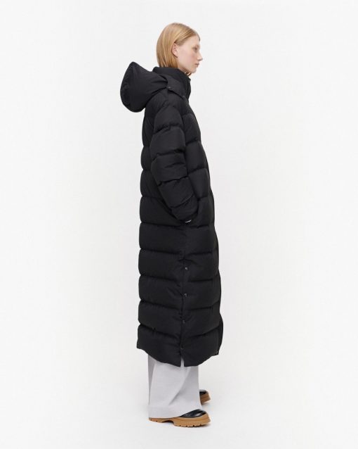 Marimekko Arnikki Solid Coat Black