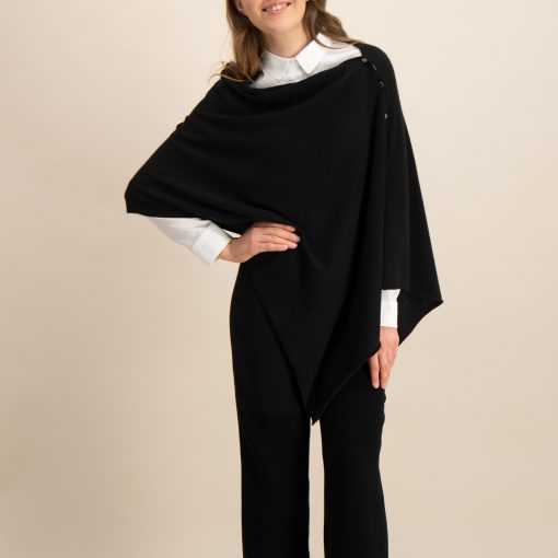 Balmuir Bmuir Lausanne Poncho Black