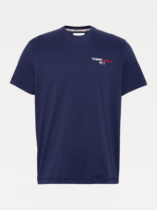 Tommy Jeans Chest Corp Tee Twilight Navy