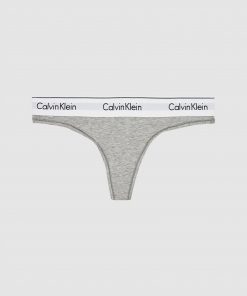 Calvin Klein Modern Cotton Thong Grey Heather