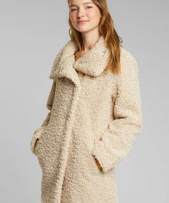 Esprit Teddy Jacket Cream Beige