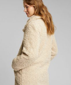 Esprit Teddy Jacket Cream Beige