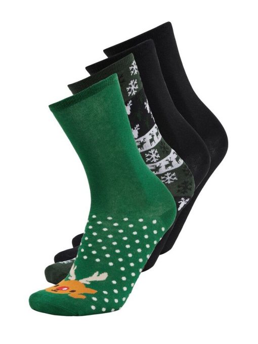 Only & Sons Christmas Socks 4-Pack