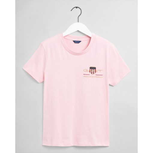 Gant Woman Archive Shield T-shirt Preppy Pink