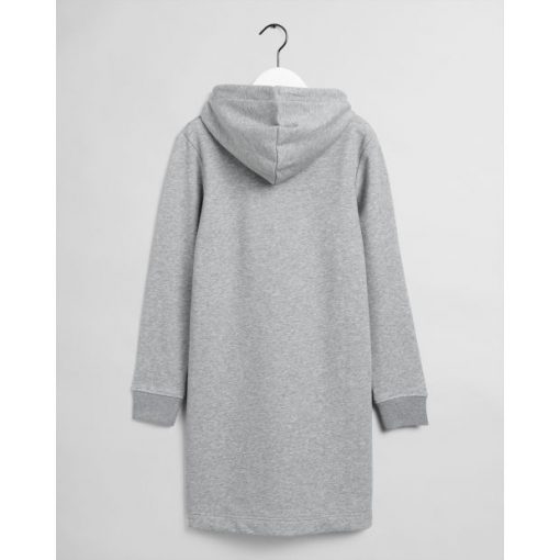 Gant  Woman Archive Shield Hoodie Dress Grey Melange