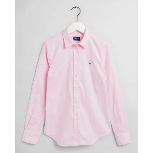 Gant Woman Oxford Solid Shirt Light Pink