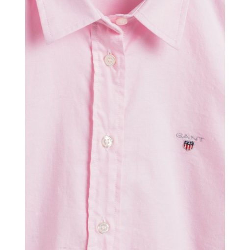 Gant Woman Oxford Solid Shirt Light Pink