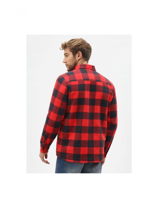 Dickies Sacramento Relaxed Long Sleeve Shirt Red