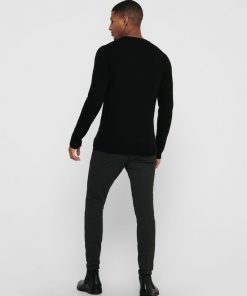 Only & Sons Howard Soft Wool Crew Neck Black