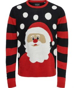 Only & Sons Christmas Pullover Black