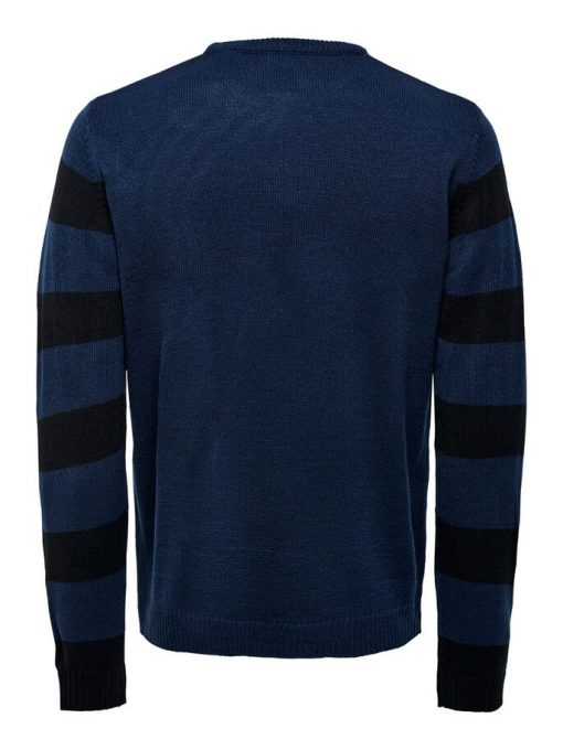 Only & Sons Christmas Pullover Blue