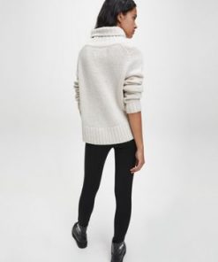 Calvin Klein Logo Roll Neck Sweater