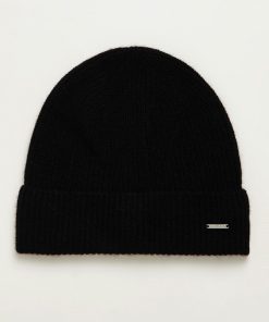 Superdry Cashmere Beanie Black