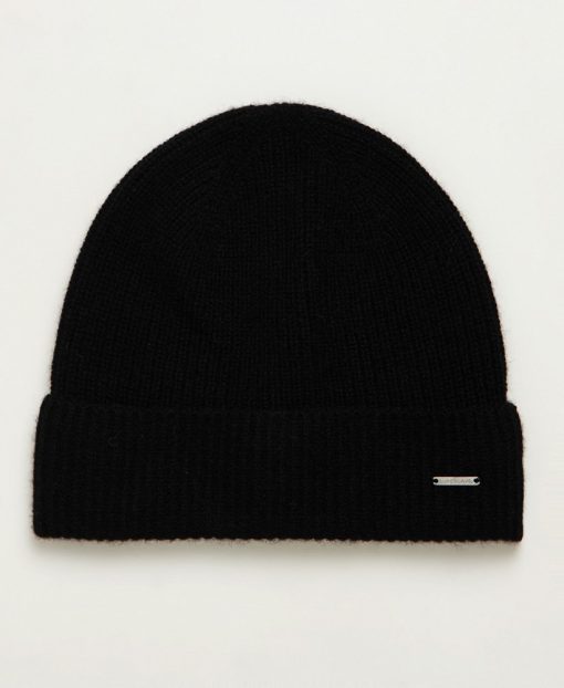 Superdry Cashmere Beanie Black