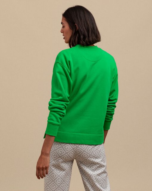 Gant Crest 1949 Sweater Fern Green