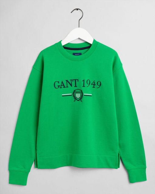 Gant Crest 1949 Sweater Fern Green