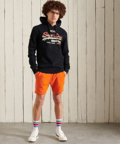 Superdry Vintage Label Itago Hood Black