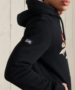 Superdry Vintage Label Itago Hood Black