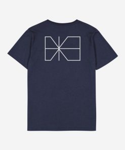 Makia Trim Backprint T-shirt Dark Blue