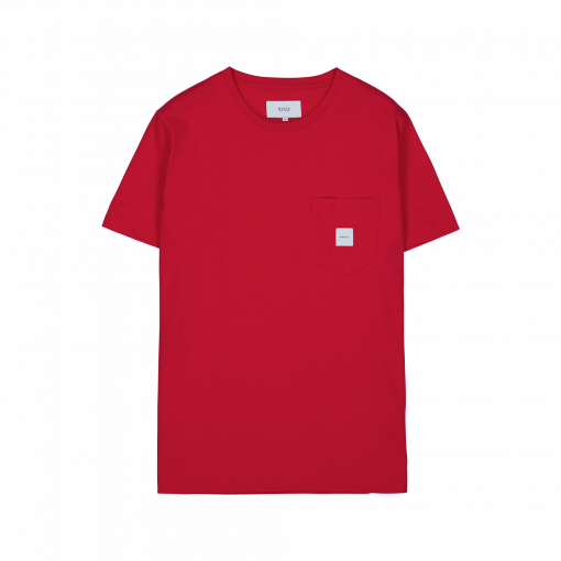 Makia Square Pocket T-shirt Red