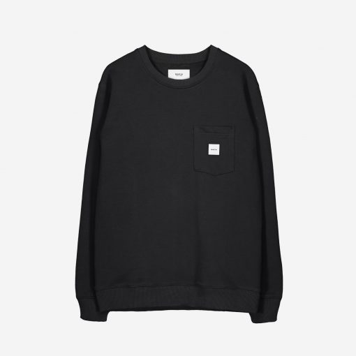 Makia Square Pocket Sweatshirt Black