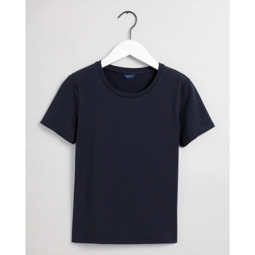Gant Woman Basic T-shirt Evening Blue