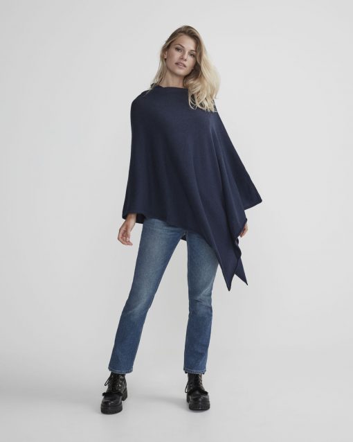 Holebrook Sofie Poncho Navy