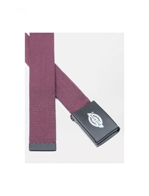 Dickies Orcutt Logo Buckle Belt Wine