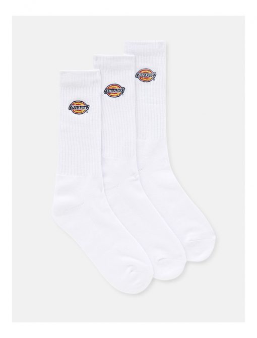 Valley Grove Unisex Logo Socks White