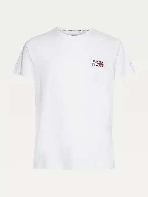 Tommy Jeans Chest Logo Tee White