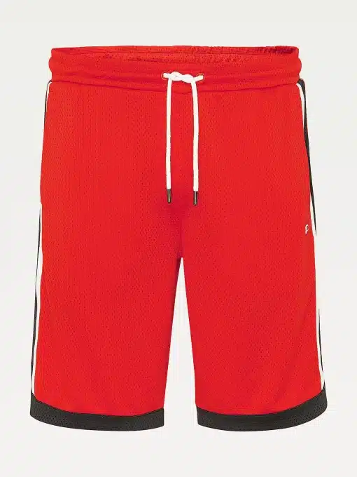 Tommy Jeans Mesh basketball Shorts Deep Crimson