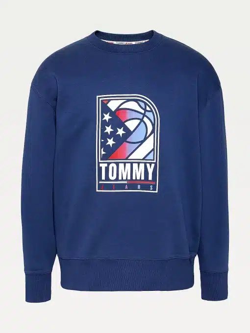 Tommy Jeans Basketball Crew Neck Twilight Navy