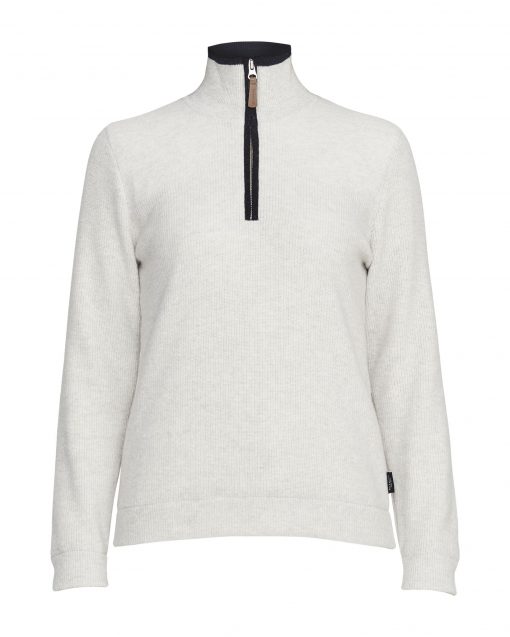 Holebrook Agnes T-neck WP Light Grey Melange