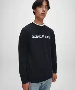 Calvin Klein Institutional Logo Sweatshirt Black
